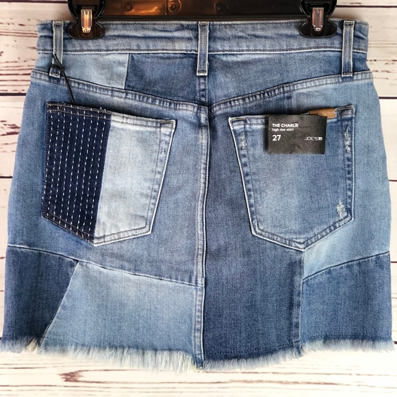 JOE’S JEANS | Charlie Patchwork Skirt in Sofia - Picture 5 of 7